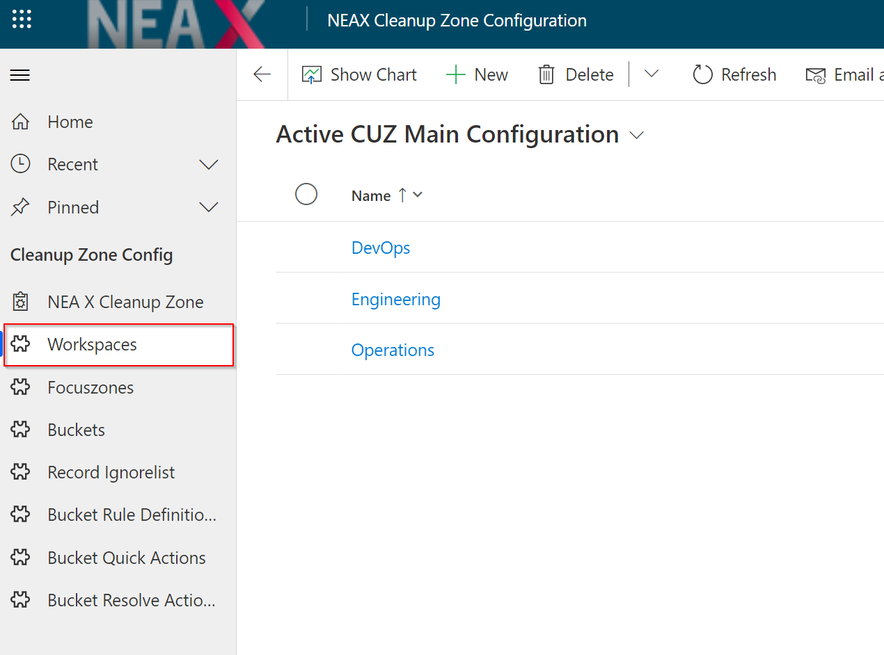 Add Workspace Sitemap